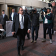 Sunny Balwani arrives at a federal court in San Jose, California on March 16, 2022.